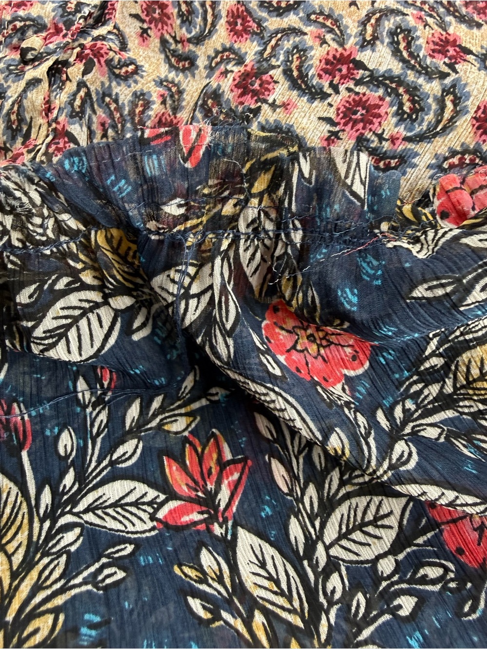 Free People Estelle Chiffon Floral Maxi Dress, Size Small - Picture 4 of 6